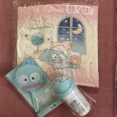 サンリオハンギョドン当たりくじ、クッション ピンク、タンブラー、手鏡