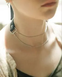 SYKIA チョーカー レザーLeather Pectoral Choker - メルカリ