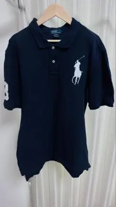 POLO ラルフローレン ポロシャツ ビックポニー　ネイビー