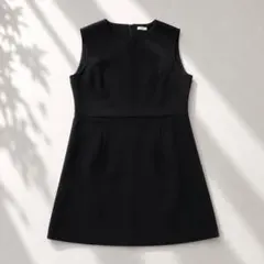 美品 IENA チュニック丈ワンピース 24SS FREE ブラックのサムネイル