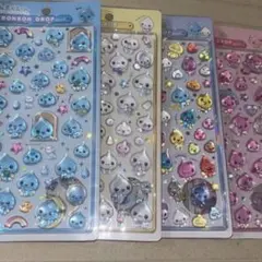 ボンボンドロップシール　しずくちゃん　大　4種セット　国内正規品　新品未開封