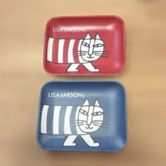 LISA LARSON 猫デザイン インテリアトレイ 2色セットのサムネイル