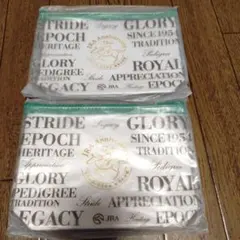 限定グッズJRA 72nd Anniversary クリアポーチ 2個セット