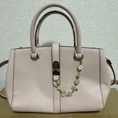 サマンサベガ ショルダーバッグ ピンク チャーム付き