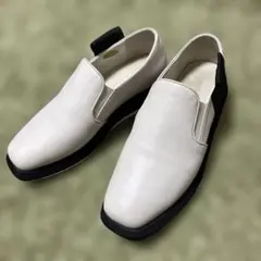 KISCO 2121 厚底スリッポン ホワイト 37のサムネイル