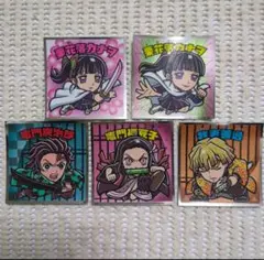 ③ 鬼滅の刃マンチョコ 栗花落カナヲ 竃門炭治郎 禰豆子 善逸