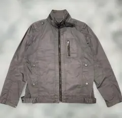 00s archive シングルライダースジャケット ジップジャケット グレー
