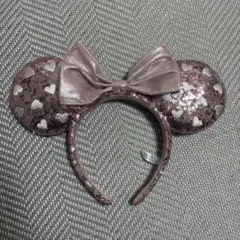 ディズニー　カチューシャ　ピンクスパンコール