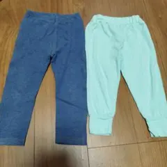 90　ズボン　 2点セット　UNIQLO（デニム調の方のみ）