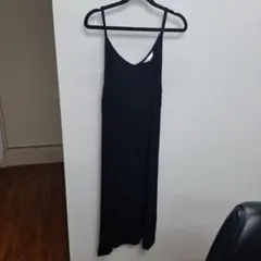 H&M 黒 キャミロングワンピース