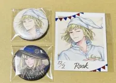 ツイステ くつろぎマイルーム＋ブルームバースデー 缶バッジ フォト風カードルーク