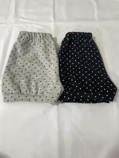 無印良品 ドット柄ハーフパンツ 2枚セット 100サイズ