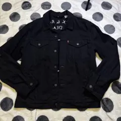 【希少】Levi's リーバイス　Lサイズ　ブラックデニムジャケット　コラボ
