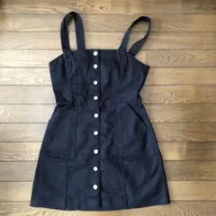 Ｈ＆Ｍ　ブラック　ジャンパースカート　s
