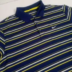 ナイキ NIKE GOLF 半袖ポロシャツ メンズL スウォッシュ刺繍ロゴ