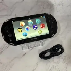 【動作品・付属品付き】 PS Vita 2000 ブラック 本体 良品 ソニー