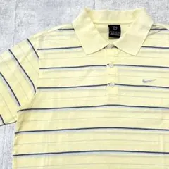 00s NIKE GOLF ボーダー ポロシャツ 半袖 オールド ナイキ ゴルフ
