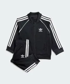 adidas ブラック ジャージセットのサムネイル