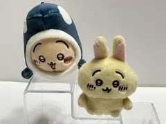 ちいかわ水族館　シャチなうさぎ マスコット　ちいかわ お座りぬいぐるみ　うさぎのサムネイル