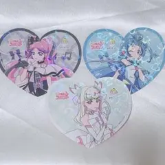 【美品】ビアードパパ　プリキュア　コースター3枚セット