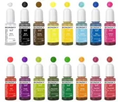 レジン 着色剤 レジン液 エポキシ樹脂 着色剤メタリックカラー色UVレジン用染料