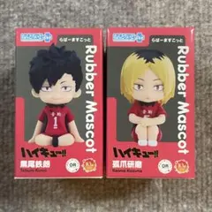 ハイキュー　ねんどろいどぷらす　らばーますこっと　音駒　黒尾　研磨