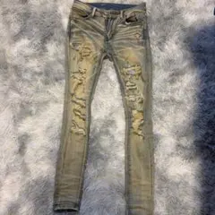 mnml ダメージスキニー28