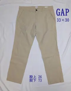 GAP メンズ チノパン ベージュ 33x30のサムネイル
