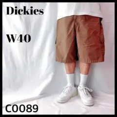 ディッキーズ リップストップ ショートパンツ カーゴショーツ 茶色 W40