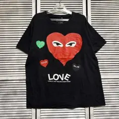 L.O.V.E. Tシャツ ブラック XL