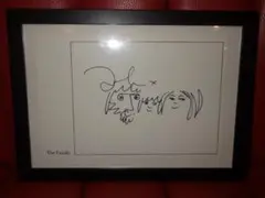 ジョンレノン リトグラフ 額装版画 - メルカリ
