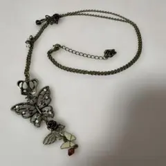 アクシーズファム アンティーク調 ネックレス 蝶 モチーフ 3個 ⑥