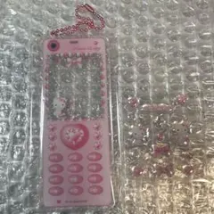 サンリオ なつかしガラケーキーホルダー ハローキティ ジュエル
