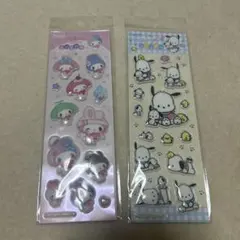 ぷっくりシール　台湾限定　サンリオシールセット　マイメロ、ポチャッコ
