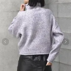 ショート丈ニットプルオーバーのサムネイル