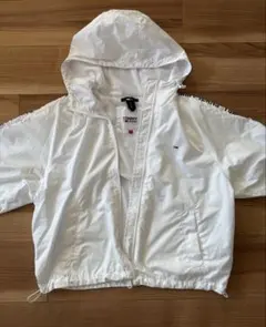 TOMMY JEANS ホワイト フード付きジャケット Mのサムネイル