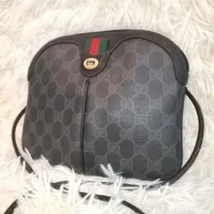 ⭐極美⭐GUCCI ggシュプリーム シェリーライン ショルダーバッグ ブラック