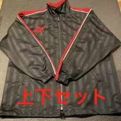 【希少】PUMA ストライプデザイン ジャケット＆パンツセット　Oサイズ