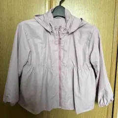 フード付き薄いピンクジャケット、130