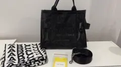 MARC JACOBS ザ パフィー ナイロン トート バッグ ミディアム 黒
