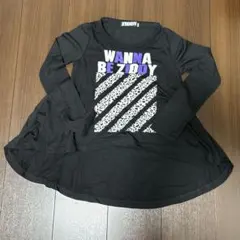 べべ ZIDDY 薄手　長袖 Tシャツ チュニック　ブラック 140 ガールズ