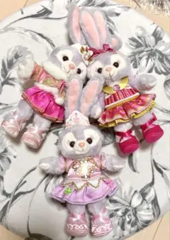 くるみ割り人形　ぬいぐるみ　バッジ　4体セット ステラ・ルーぬいぐるみバッジ（くるみ割り人形）| キャステル