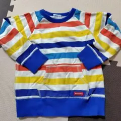 HOT BISCUITS 長袖トレーナー 120　ボーダー