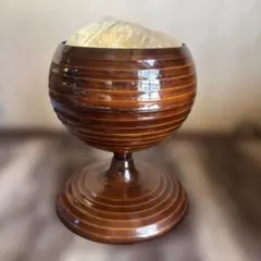 灰皿　木目調　アンティーク　未使用