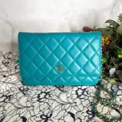 CHANEL シャネル【美品】チェーンウォレット ショルダーバッグ