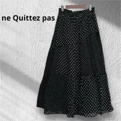 ne Quittez pas ヌキテパ インド綿 ティアード ドット スカートのサムネイル