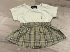 EASTBOY イーストボーイ チェック トップス チュニック ワンピース 90