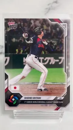 大谷 翔平 topps now WBC満塁ホームラン記念カード