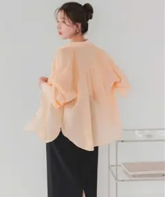 【美品】ベーシックシアーシャツ/titivateのサムネイル