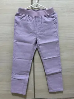 薄紫 ウエストゴム パンツ 120cm